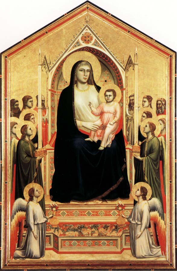 GIOTTO di Bondone Madonna in Majesty